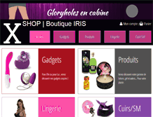 Tablet Screenshot of boutique-iris.com
